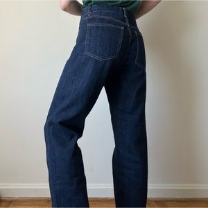 Cropped Dark Wash Jeans